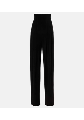 Norma Kamali High-rise straight pants