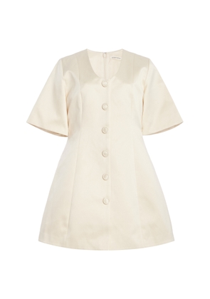 By Malene Birger Josephine Cotton-Blend Mini Dress - Moda Operandi
