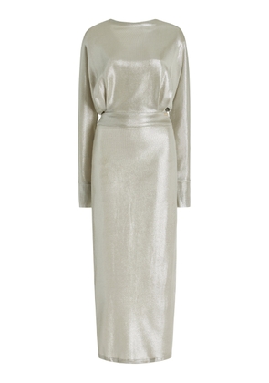 FRANÇOISE Exclusive Noa Lamé Midi Dress - Moda Operandi