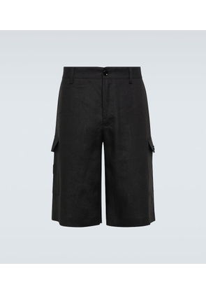 Dolce&Gabbana Linen cargo shorts