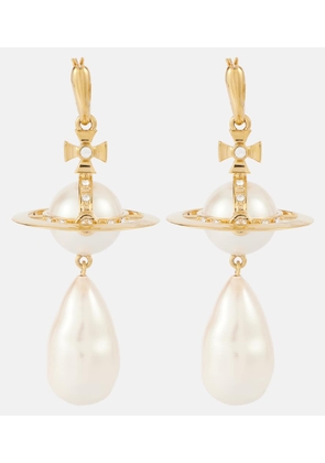Vivienne Westwood Giant Pearl Orb drop earrings