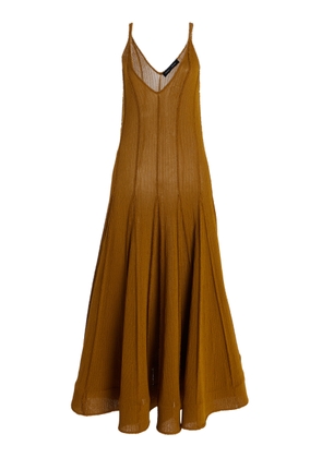 Proenza Schouler Tavia Fringed Knitted Midi Dress - Moda Operandi