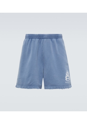 Balenciaga Political Campaign cotton fleece shorts