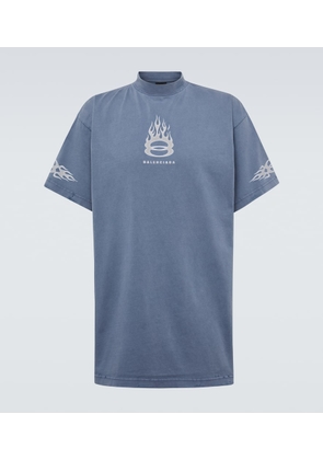 Balenciaga Burning Unity cotton jersey T-shirt