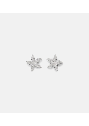 Ileana Makri Lavender 18kt white gold earrings with diamonds