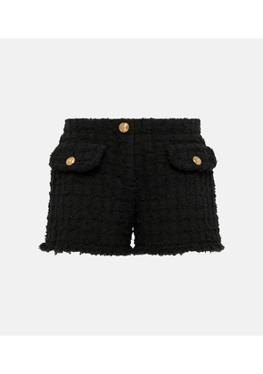 Versace Heritage cotton-blend tweed shorts