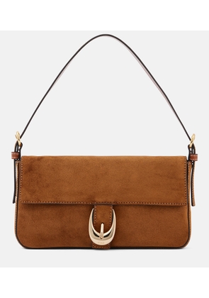 Staud Harlow suede shoulder bag