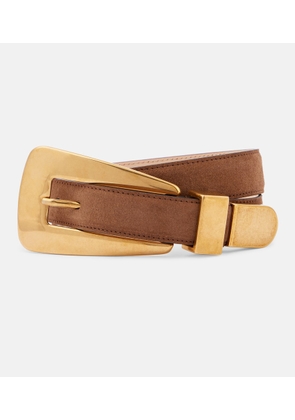 Khaite Lucca suede belt