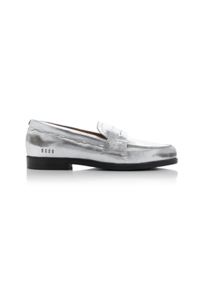 Golden Goose Jerry Metallic Leather Loafers - Moda Operandi