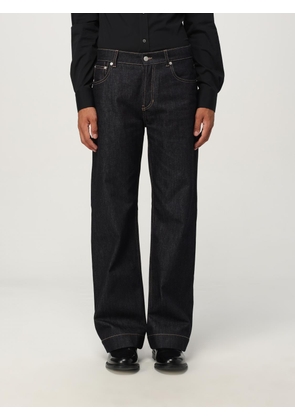 Jeans MCQUEEN Men color Denim