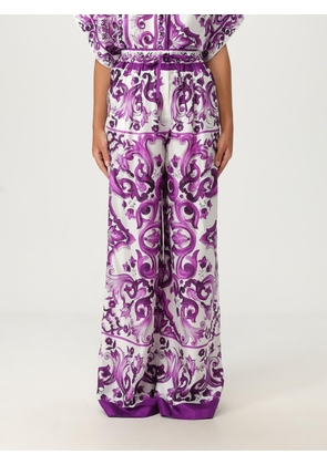 Pants DOLCE & GABBANA Woman color Violet
