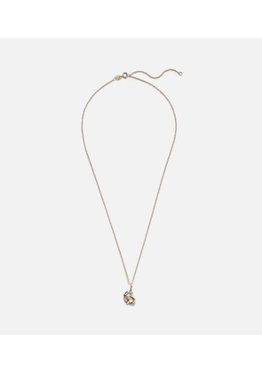 Stone and Strand Salt To My Pretzel 10kt gold necklace with diamonds