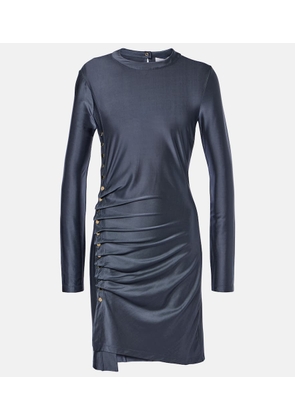 Rabanne Gathered jersey minidress