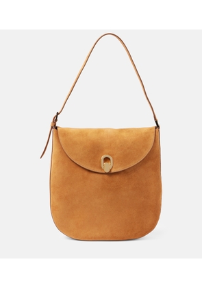 Savette Tondo Large suede shoulder bag