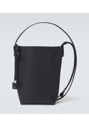 Loro Piana Bale leather phone pouch