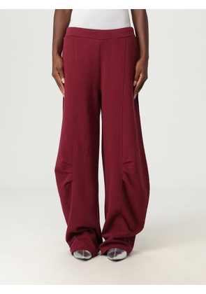 Pants ROTATE Woman color Burgundy