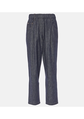 Brunello Cucinelli Mid-rise slim jeans
