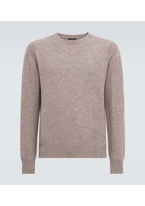 Zegna Ribbed-knit cashmere sweater