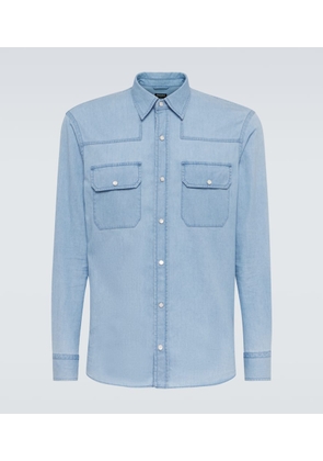 Zegna Denim Western shirt