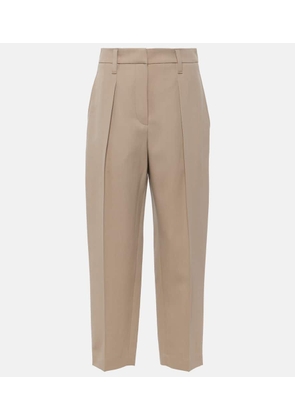 Brunello Cucinelli Wool-blend straight pants