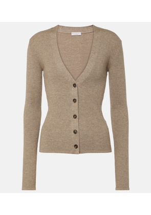 Brunello Cucinelli Ribbed-knit cardigan