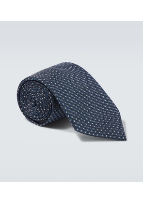 Zegna Silk jacquard tie