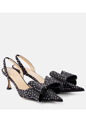 Mach & Mach Le Cadeau 65 embellished slingback pumps