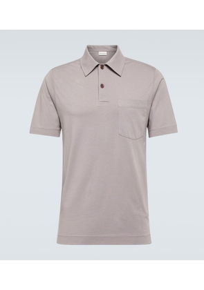 Dries Van Noten Cotton jersey polo shirt
