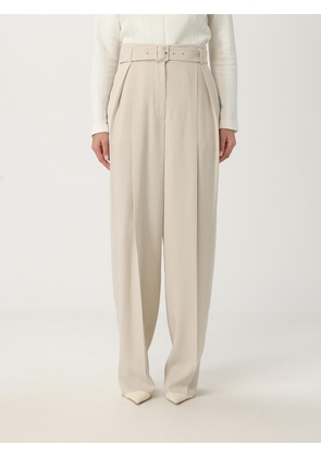 Pants EMPORIO ARMANI Woman color Cream