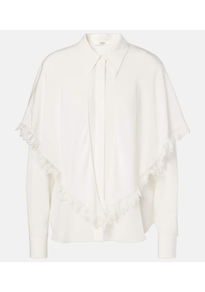 Chloe Knotted Heritage silk crepe de chine blouse