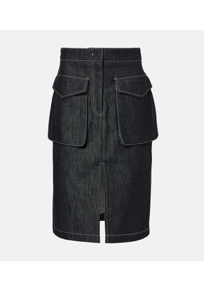 CO Denim pencil skirt