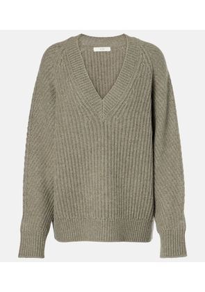 CO Ribbed-knit wool and cashmere sweater