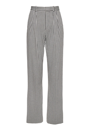 ORIANE 1986 The Long Legged Houndstooth Wide-Leg Pants - Moda Operandi