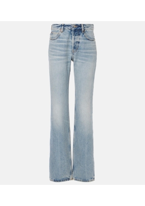 Saint Laurent Nico high-rise straight jeans