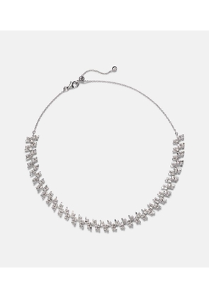 Kamyen Art Deco 18kt white gold choker with diamonds