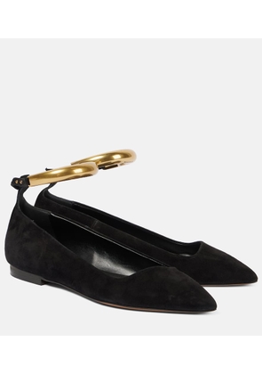 Isabel Marant Leanor embellished leather ballet flats