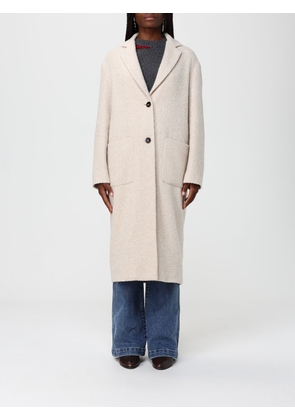 Coat AGNONA Woman color Beige
