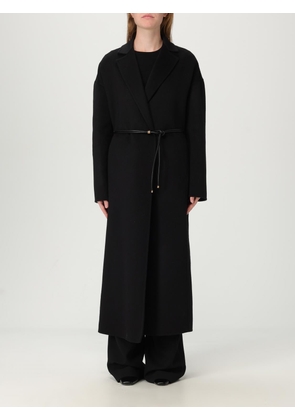 Coat AGNONA Woman color Black
