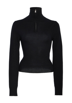 Brandon Maxwell The Paxton Half-Zip Cashmere Sweater - Moda Operandi
