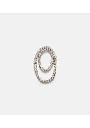 Sophie Bille Brahe Embrassee de Diamant 18kt gold single earring with diamonds