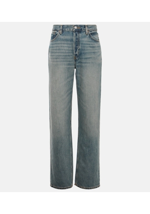 Re/Done Low-rise wide-leg jeans