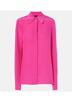 Costarellos Keltie silk crepe de chine shirt