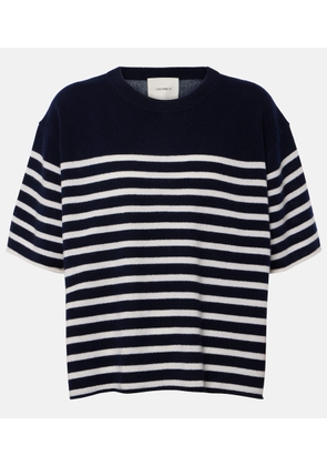 Lisa Yang Cila striped cashmere T-shirt