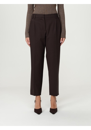 Pants BRUNELLO CUCINELLI Woman color Coffee