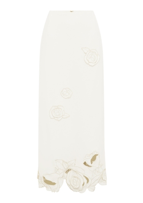 Leo Lin Kyra Appliquéd Maxi Skirt - Moda Operandi