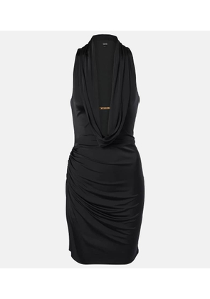 Tom Ford Draped jersey minidress