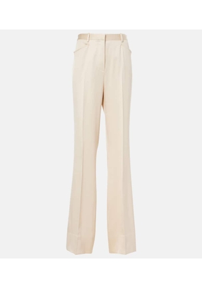 Tom Ford Silk and wool twill bootcut pants