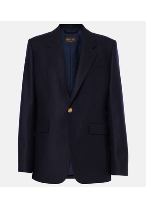 Loro Piana Hellen wool and cashmere flannel jacket