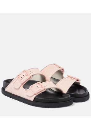 Birkenstock 1774 Arizona Luxe raffia sandals