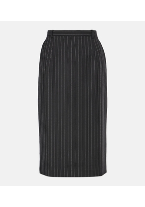 Dolce&Gabbana Pinstripe wool pencil skirt